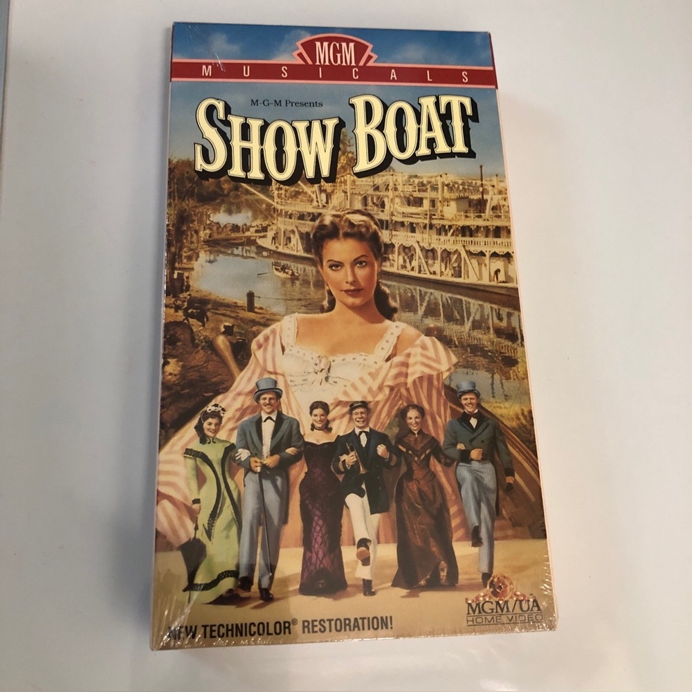 ⭐ Vintage 1951 Show Boat VHS NEW 1992 MGM Musicals Sealed Movie Kathryn Grayson